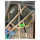 Evans RealFeel Practice Pad with Drumsticks