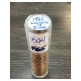Roll of 1965 Lincoln Memorial Cents