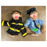 Melissa & Doug Firefighter and Police Puppets