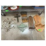 Decorative Metal and Wooden Accents