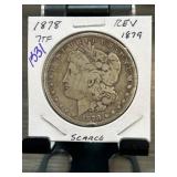 1878 7TF Morgan Dollar with 1879 Reverse