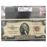 1953A Red Seal $2 United States Note