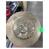 Bronze Relief Plaque with Christ Figure