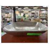Nambe Square Metal Dish with Marked Base