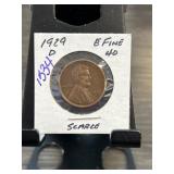 1929-D Lincoln Wheat Cent B Fine 40