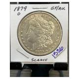 1879-O Morgan Silver Dollar VF/AU Condition
