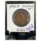 1918-D Lincoln Wheat Cent in Collectible Condition