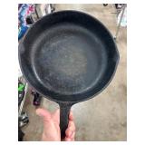 Cast Iron Skillet with Marking