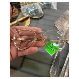 14K Gold-Plated Aviator-Style Glasses