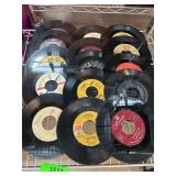 16 Assorted Vintage 45 RPM Records