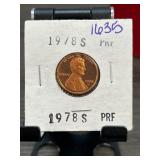 1978-S Lincoln Cent Proof Coin