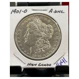 1901-O Morgan Silver Dollar in High Grade