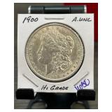 1900 Morgan Silver Dollar A.UNC High Grade