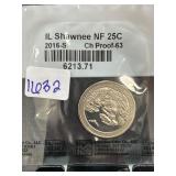 2016-S IL Shawnee Proof 25C Quarter