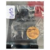 1954-S Lincoln Head Cent in Unc-60 Condition