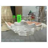 FF Taiwan Ceramic Shell-Shaped Dish