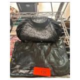 Two Black Clutches by Anne Klein and Wilsons