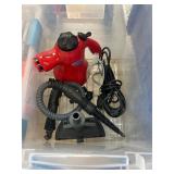 Handheld Red Steam Cleaner with Accessories