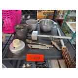 Metalware and Kitchen Utensils Lot