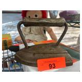 Cast Iron Metal Sad Iron with Handle