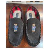 Ralph Lauren Polo Bear Sz 12 Slippers