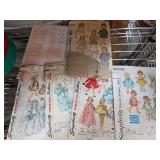 Vintage Sewing Supplies and Patterns