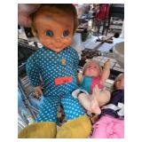 Four Assorted Vintage Dolls