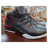 Air Jordan Retro 17 Sz 12 Black Red Sneakers
