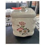 Floral Porcelain Lidded Container