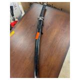 Samurai Sword With Scabbard and Engraving