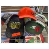 Five Embroidered Caps