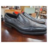 Ecco Black Leather Loafers, Size 46