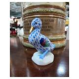 Herend Handpainted Porcelain Duck Figurine
