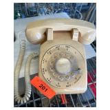 Vintage Rotary Dial Telephone by ITT