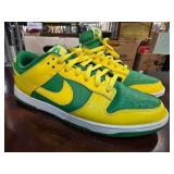 Nike Dunk Low Sz 11.5 Yellow and Green Sneakers