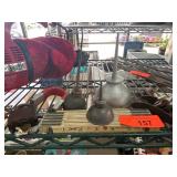 Oil Cans, Lock, and Tools