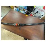 Samurai Sword with Black Scabbard