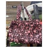 Harveys Seatbelt Woven Pink Floral Bag