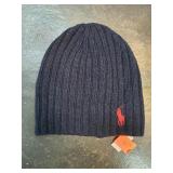 Polo Ralph Lauren Navy Ribbed Knit Hat