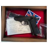Walther PPK/S CO2 Air Pistol in Display Case
