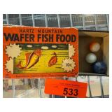 Vintage Hartz Mountain Wafer Fish Food Box