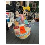 Schmid Mickey and Minnie Mouse Music Box