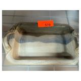 Handcrafted Pottery Tray SR Allen