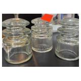 Three Glass Insulators Kerr & Hemingray