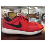 Nike Red Athletic Shoes with Black Swoosh
