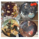 Norman Rockwell Knowles Collector Plates Set