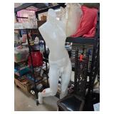 White Glossy Mannequin Torso