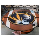 Football-Themed Rug with Team Logo