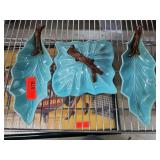 Miramar of Calif. Leaf-Shaped Ceramic Dish Set