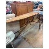 Wooden Folding Ironing Board With Sturdy Frame
